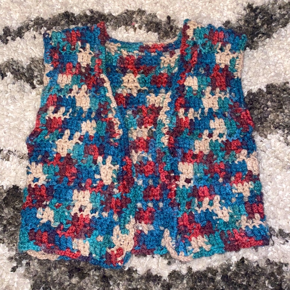 Crochet vest
